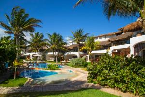 a view of the pool at the resort at Las Villas Akumal in Akumal