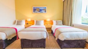 Krevet ili kreveti u jedinici u okviru objekta Knock House Hotel