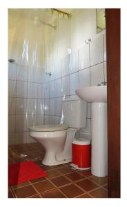 Phòng tắm tại Pousada Fazenda São Luiz