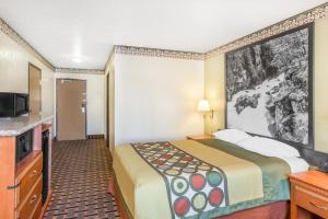 Voodi või voodid majutusasutuse Super 8 by Wyndham Grants Pass toas