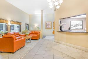 Istumisnurk majutusasutuses Super 8 by Wyndham Grants Pass