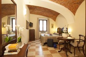 Posedenie v ubytovaní Albergo La Corte Albertina