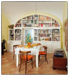 Knihovna v bed and breakfast