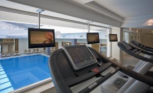 Das Fitnesscenter und/oder die Fitnesseinrichtungen in der Unterkunft Jura Hotels Afyon Thermal