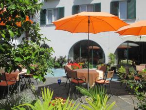 Vrt pred nastanitvijo Hotel Arcadia