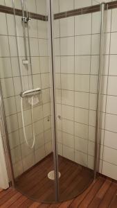 Koupelna v ubytování Borggården Apartment
