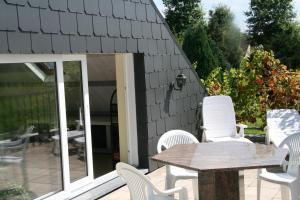 Innanhússgarður eða útisvæði á B&B Aalsters genot
