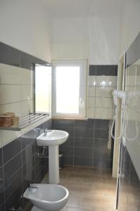 Koupelna v ubytování B&B Maison Blanche