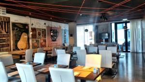 里斯本机场星辰酒店的休息区