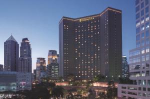 Nespecifikovaný výhled na destinaci Manila nebo výhled na město při pohledu z hotelu