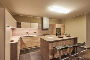 Kuchyňa alebo kuchynka v ubytovaní Apartmány Volarik