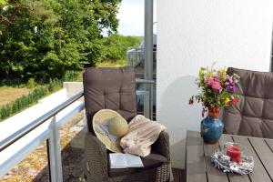 Posezení v ubytování Ferienwohnung Sonnensegler