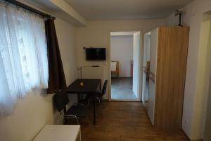 TV a/nebo společenská místnost v ubytování Apartment Zirkusstraße
