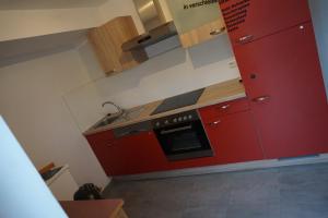 Kuchyň nebo kuchyňský kout v ubytování Apartment Zirkusstraße