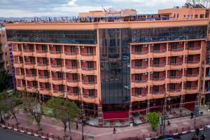 an aerial view of a building at Appart Hotel Les Ambassadeurs in Marrakesh