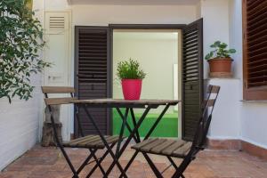 Patio alebo iná vonkajšia časť ubytovania Piccola Oasi