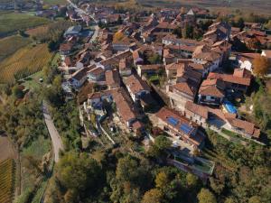 Pohľad z vtáčej perspektívy na ubytovanie La Vigna Del Parroco