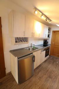 A kitchen or kitchenette at Alpen - Apartments
