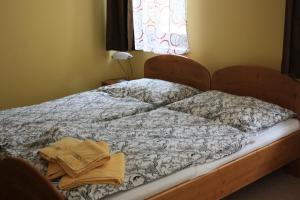 Postel nebo postele na pokoji v ubytování Horský Hotel Kristína