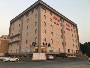 Bygningen som lejlighedshotellet ligger i