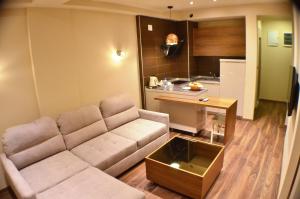 Kuchyň nebo kuchyňský kout v ubytování Hotel Vlaho