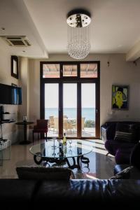 Posezení v ubytování Beach Villa Pantheon