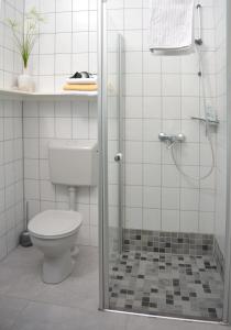 Vonios kambarys apgyvendinimo įstaigoje Ferienwohnung Tilli