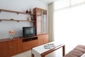 TV a/nebo společenská místnost v ubytování Apartamentos Lido