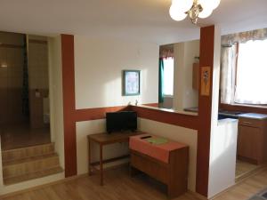 TV a/nebo společenská místnost v ubytování Apartmány Sedmikráska