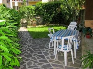 Vonkajšia záhrada v ubytovaní Saglia Apartments