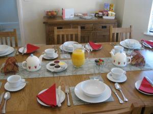 Možnosti snídaně pro hosty v ubytování Taylors Guesthouse