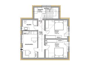 Půdorys ubytování Ferienhaus Pichler
