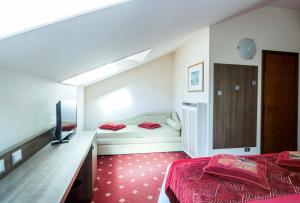 Łóżko lub łóżka w pokoju w obiekcie Best Western Hotel Libertà