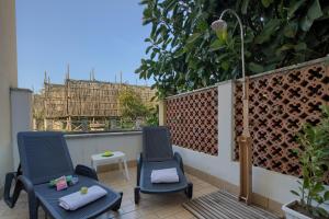 Balkón nebo terasa v ubytování Flower Suites Sorrento