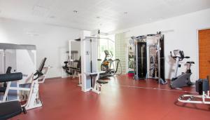 Fitness centrum a/nebo fitness zařízení v ubytování Backbyn Kartano