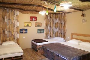 Postel nebo postele na pokoji v ubytování Al Reem Chalet