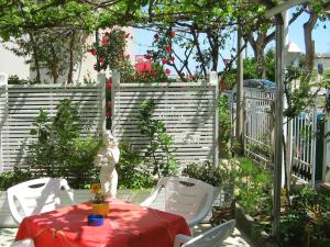 A garden outside Villa Lauda B&B