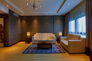 Posezení v ubytování Metropolitan Hotel Dubai
