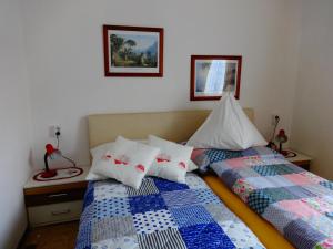 Postel nebo postele na pokoji v ubytování Frühstückspension Irmer + 37 fotografií