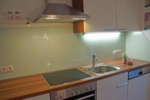 Kuchnia lub aneks kuchenny w obiekcie Stubai Apartment Telfes