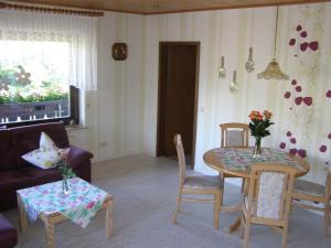 Posezení v ubytování Gästehaus Cornelia