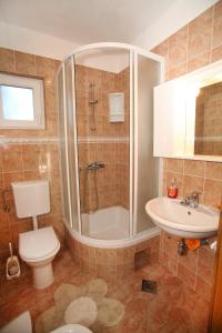 Koupelna v ubytování Apartment Miletic