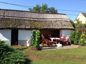 A garden outside Country house Balaton