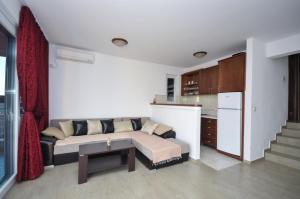 Kuchyň nebo kuchyňský kout v ubytování Apartments Spas