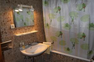 Koupelna v ubytování Gasthaus Mösle