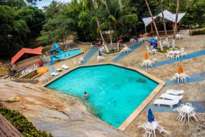 Bazén v ubytování Quilombo Hotel Fazenda nebo v jeho okolí