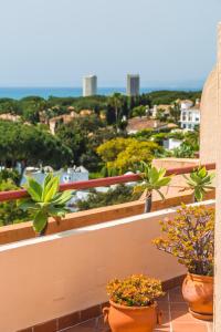 Balkón alebo terasa v ubytovaní La Reserva de Marbella Penthouse