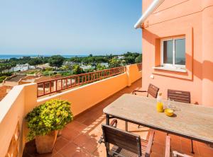Balkón alebo terasa v ubytovaní La Reserva de Marbella Penthouse