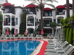 Бассейн в Mitos Apartments или поблизости