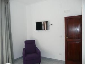TV a/nebo společenská místnost v ubytování Garden House Ercolano